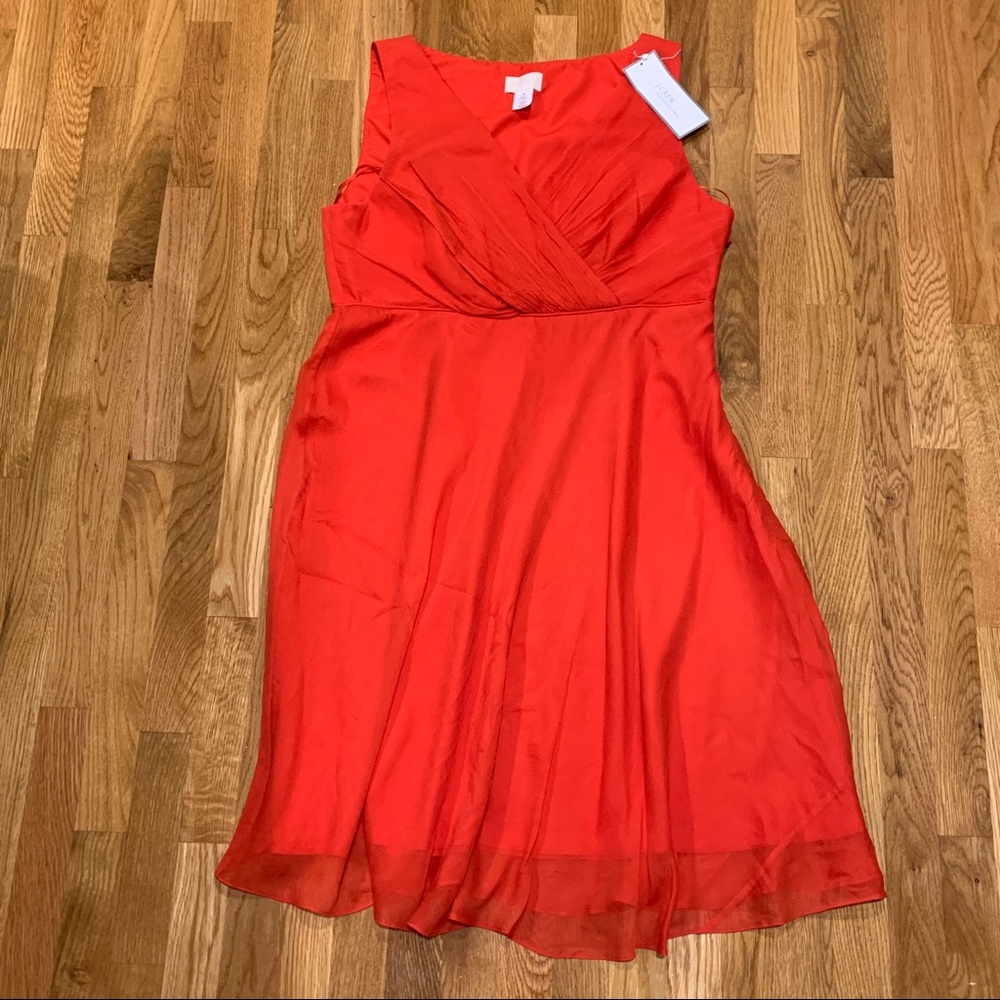 J. CREW Sleeveless Red Dress